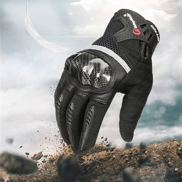 Cycling gloves protect safety and convenient Velcro closure touch screen breathable suitable for outdoor sports racing mountain