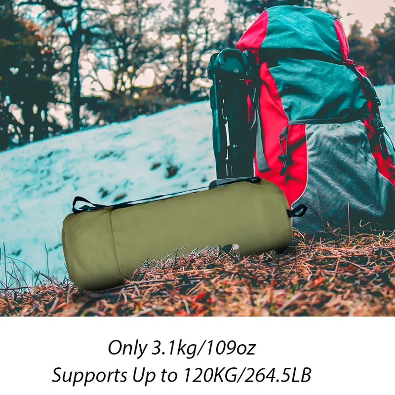 Custom Lightweight Foldable Camping Cot Modern Portable Tent Bed for Outdoor Hiking and Living Room Use