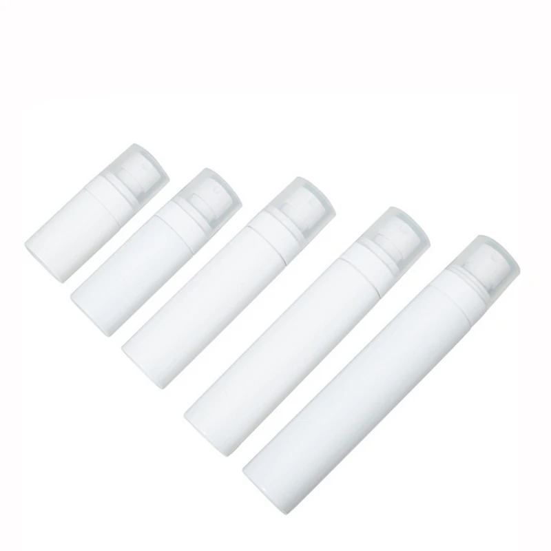 30ml 50ml 80ml 100ml 120ml White cylinder Plastic Spray Bottle with transparent cover