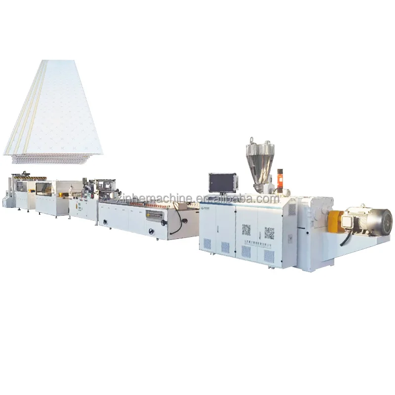 Infrared correction high-precision high-speed PLC PVC ceiling production line machine panel ceil