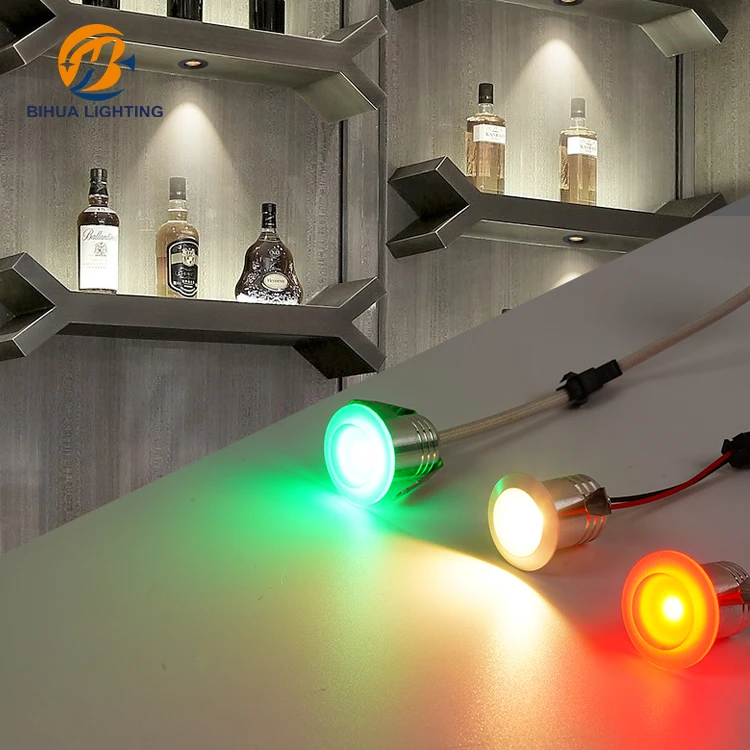 Hot Sale Round Indoor Home Aluminum 1w COB Downlight Recessed RGB Ceiling Spot Light Led Spotlight