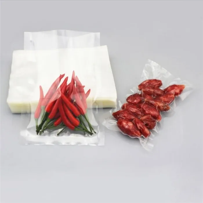 Biodegradable BPA free small custom plastic package food smoked fish packaging nylon frozen vacuum meat food bags
