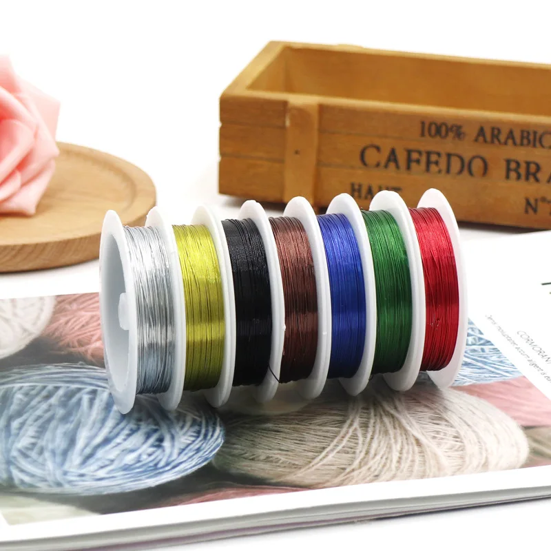 New design artificial colorful floral wires wire thin metal wire for floral