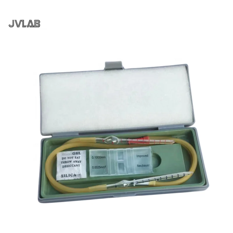 Hemocytometer Improved Neubauer Blood Hemocytometer Cell Counting Chamber Set ART. NO.1280