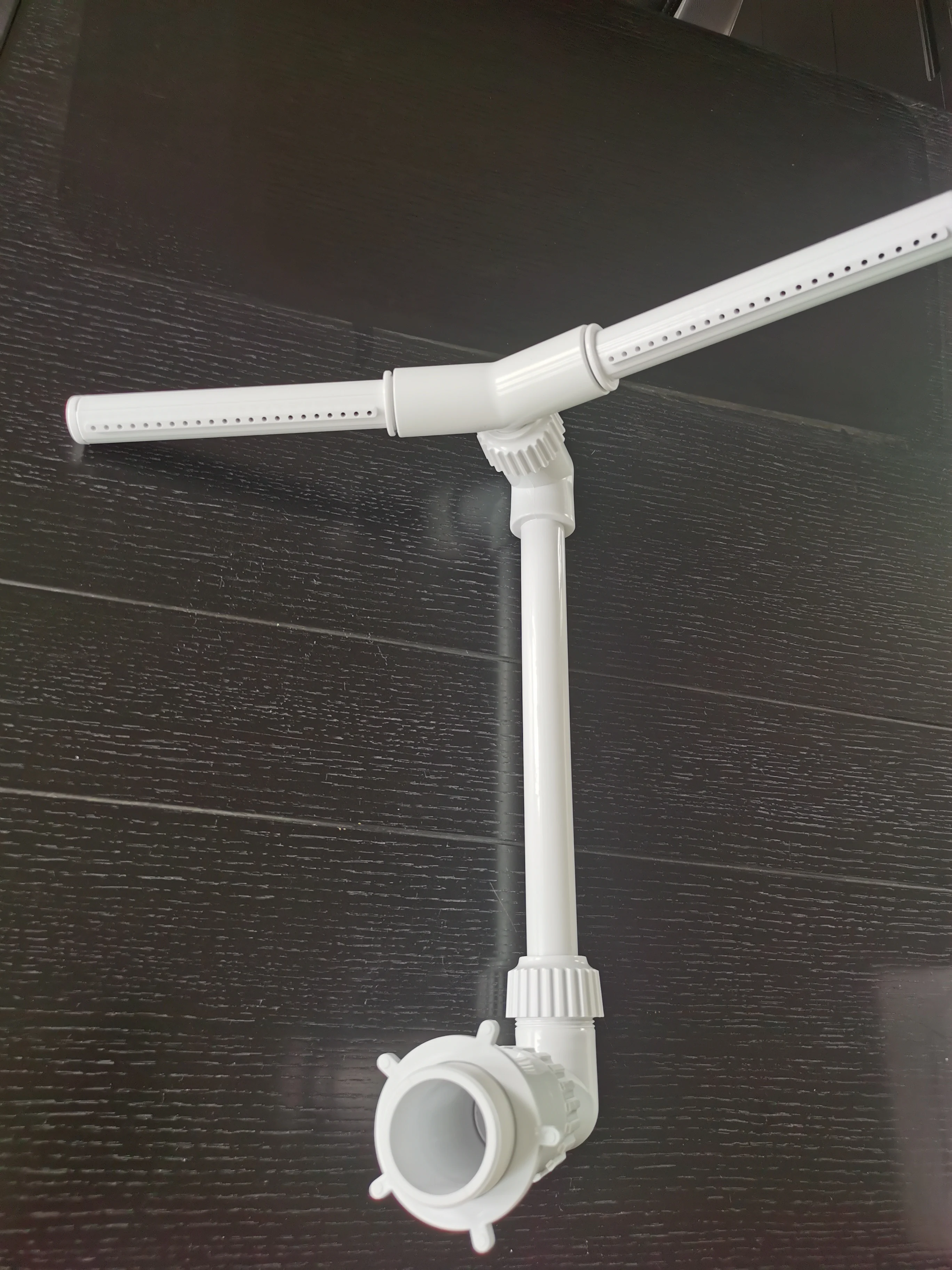 Pool Water Fountain Dual Spray Adjustable Waterfall Pool Cooling Sprinkler Double Nozzle for Above Ground Ingound  Pool and