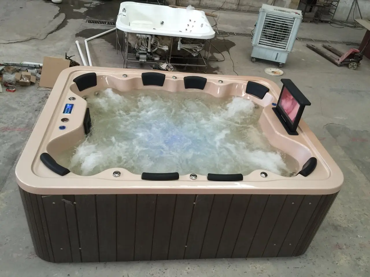 HS-B018G spa на 8 человек/Гидромассажная Ванна выше земли/Гидромассажная мест