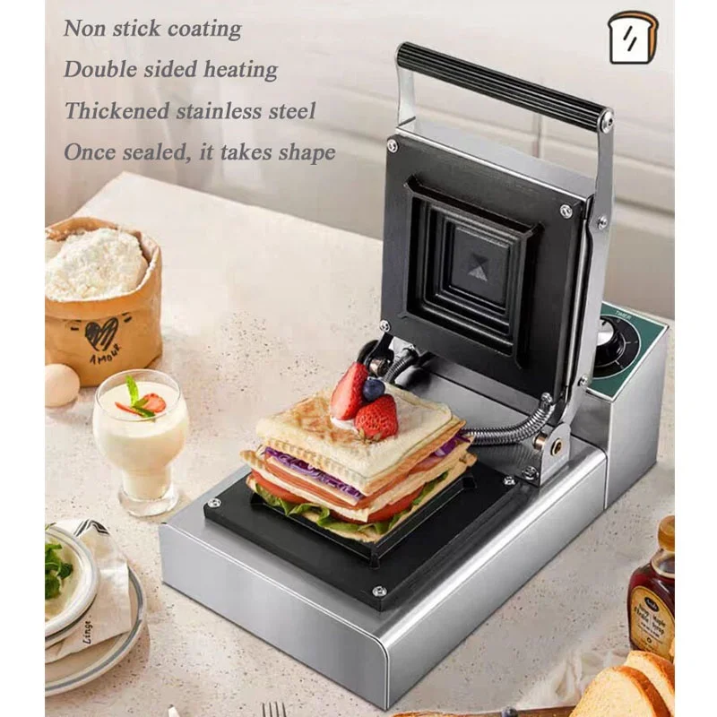 Commercial Electric Stainless Steel Multifunction Sandwich Maker Snack Machine