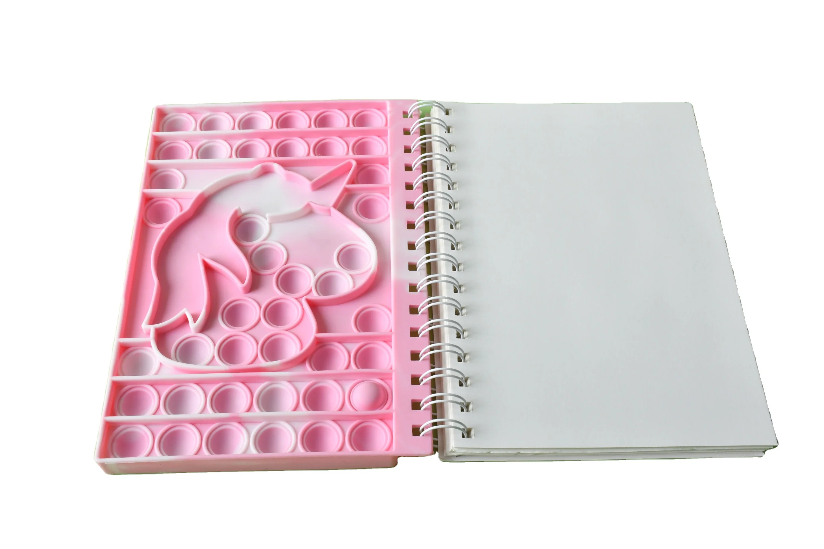 Pop it kawaii unicorn notebook stationery for kids back to school