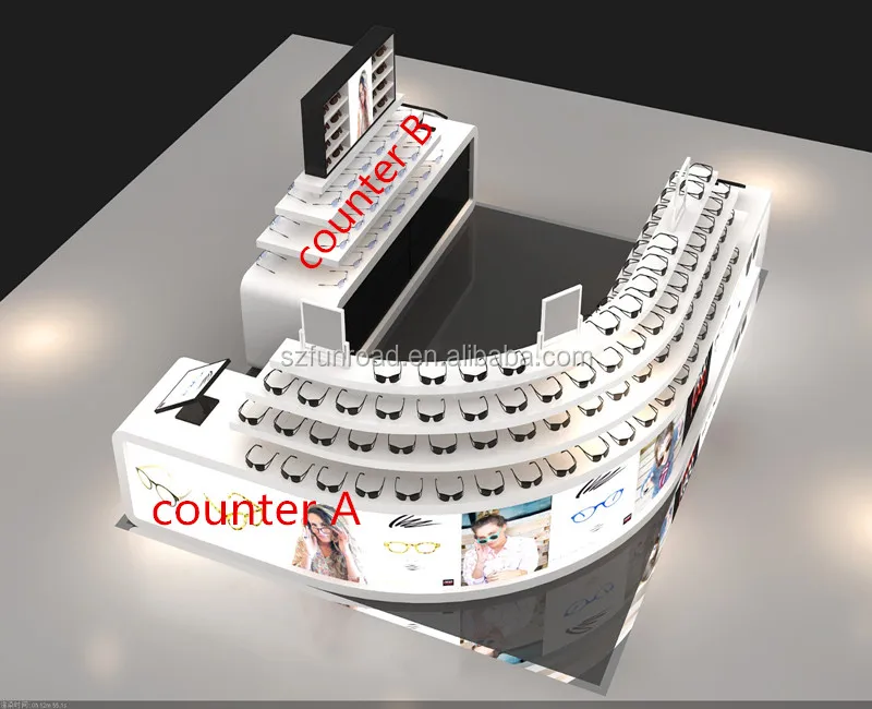 Роскошные солнцезащитные очки выставочные витрины защищенные в форме лица дисплей с очками для торгового центра