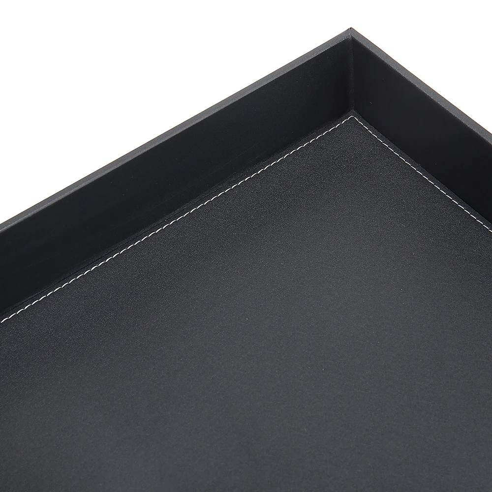 Custom Black Tray Decorative Storage Serving Tray Kitchen Sofa Cosmetic Organizer Jewelry Dish Organizer