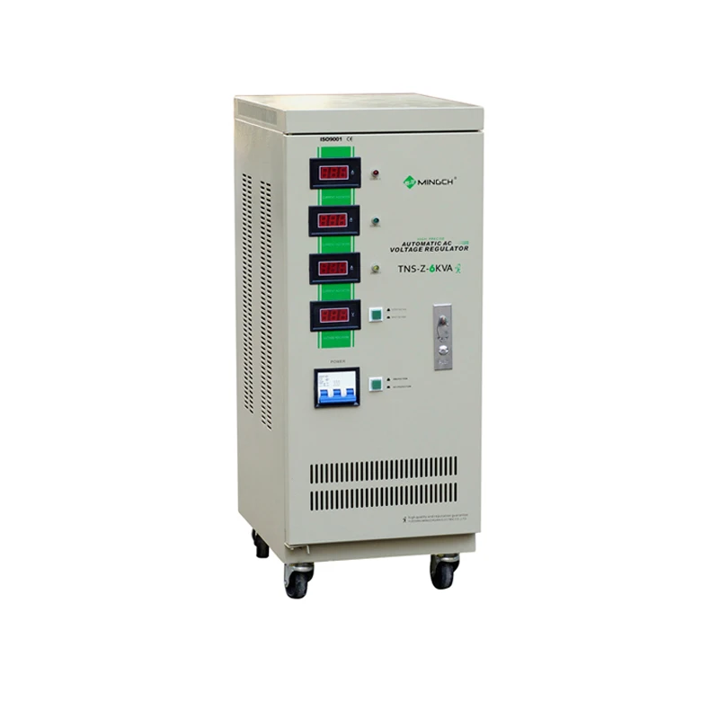 6KVA-30kva и он имеет высокую эффективность высокий коэффициент мощности 3 фазный автоматический стабилизатор