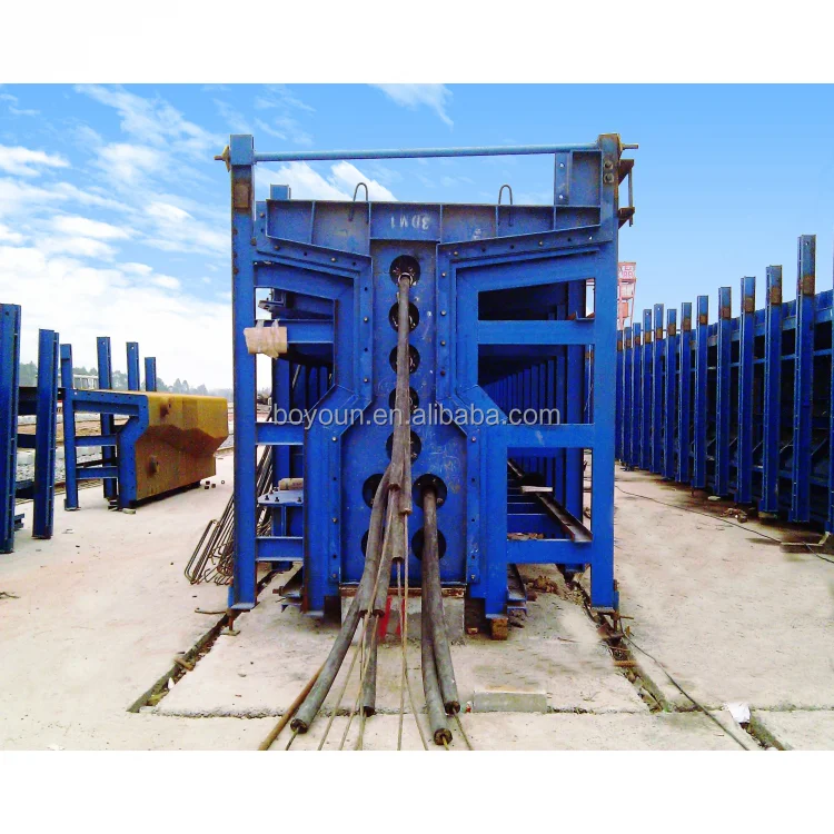 Prestressed Precast T Beam Steel Bridge Formwork Molds for Concrete Precast Formwork