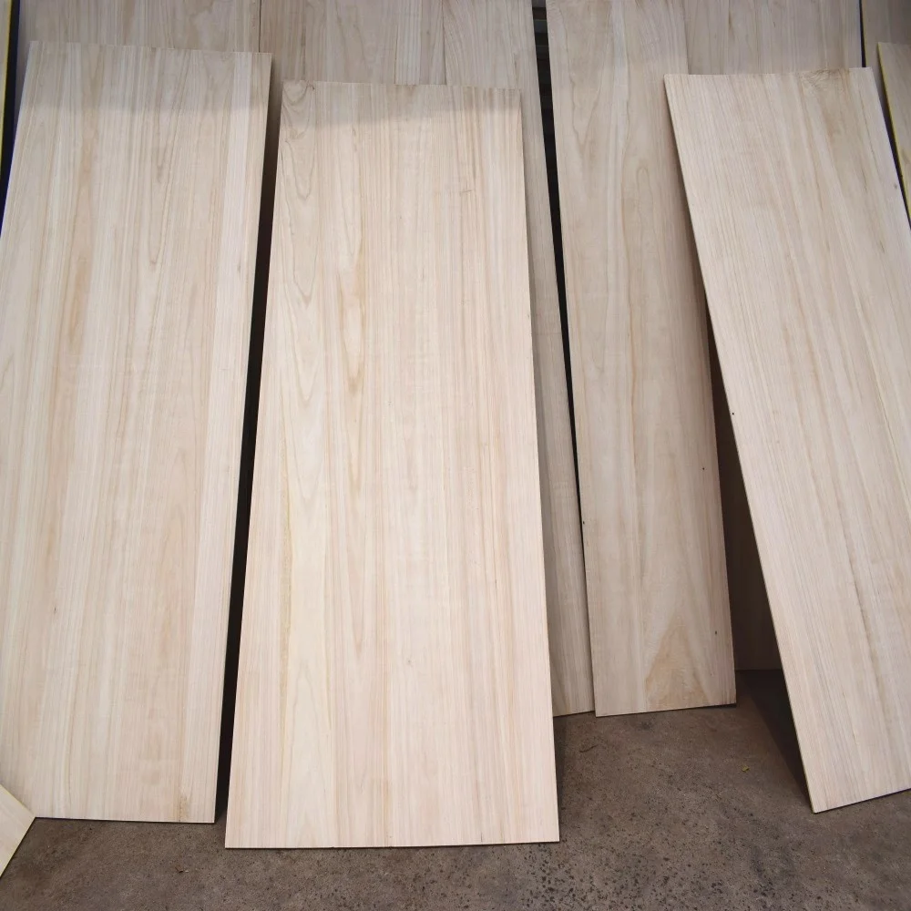 Lower price sawn timber paulownia wood laminated lumber