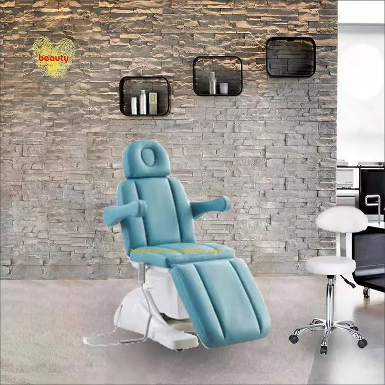 Goog quality Spa salon equipment Electric lift treatment bed Tattoo chair beauty facial bed for massage 3 motors
