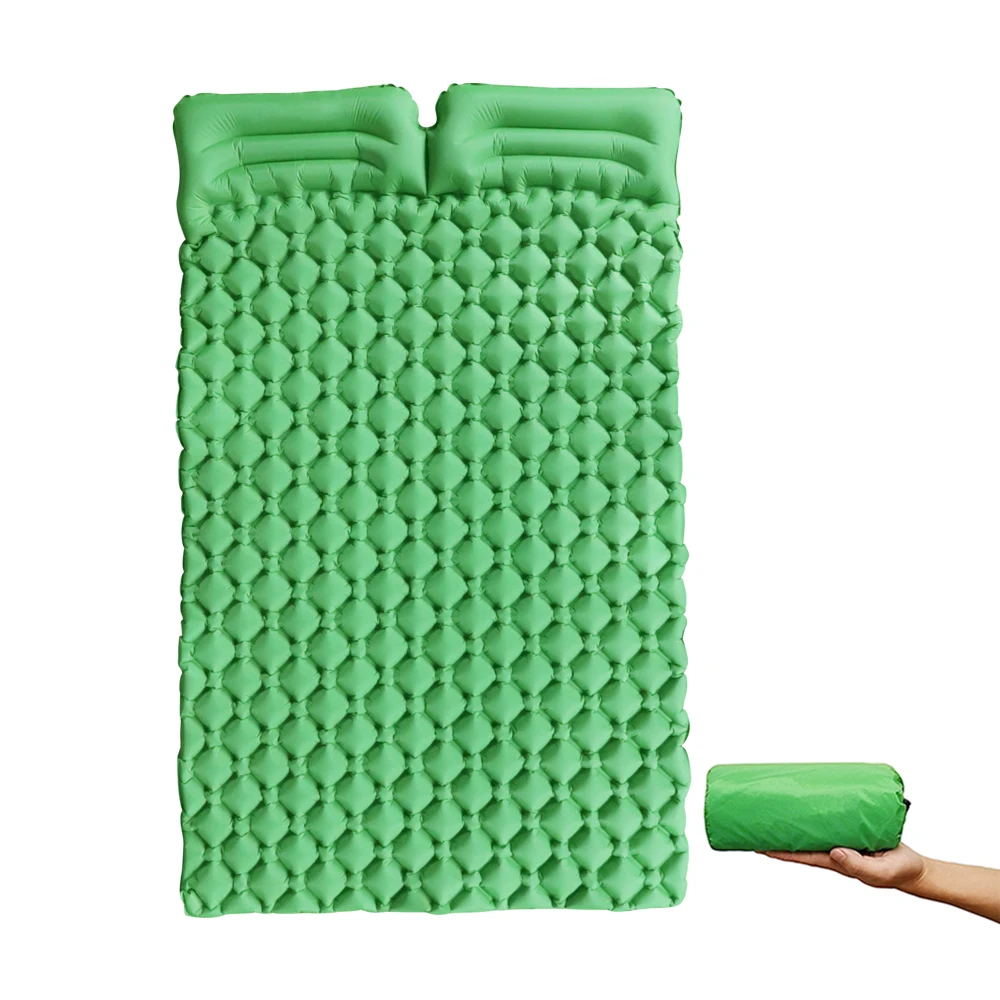 Матрас для двоих на открытом воздухе, портативный надувной матрас для путешествий, кемпинга, спальный коврик, надувной матрас для автомобиля