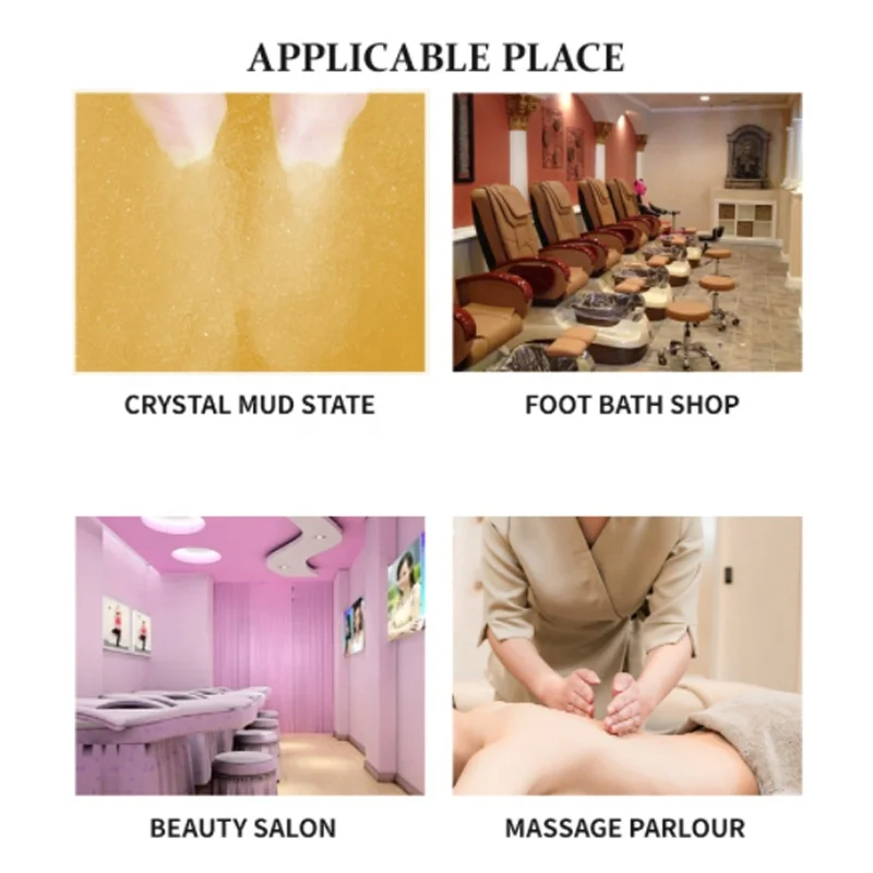 Deluxe Pedicure Kit 4 Step Manicure Pedicure Products Nail Supplier Pedi Box 4 in 1 Detox Soak Scrub Foot Spa Pedicure Kit