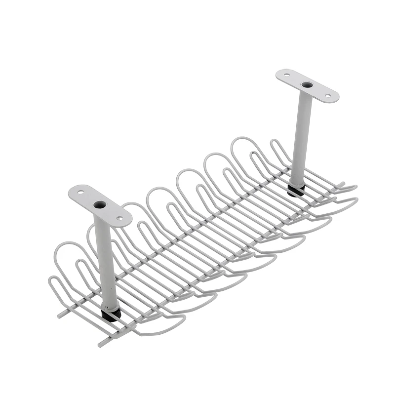 Well-organized Cables Holder;Cable Management Organizer Tray Under Desk