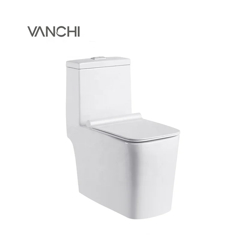 Chaozhou one piece square public commercial toilet for sales