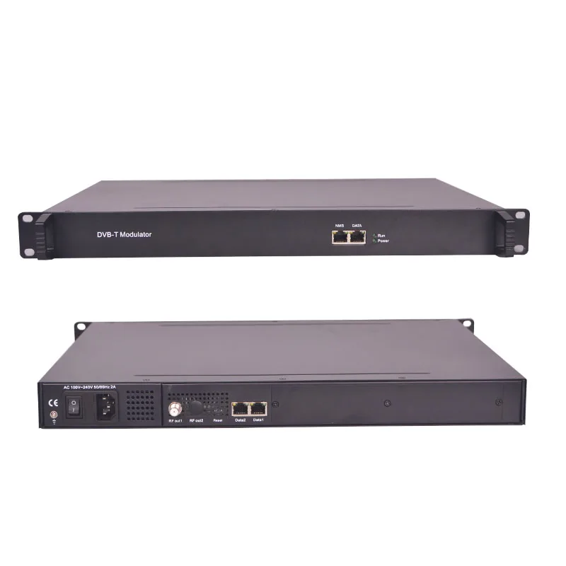 IP to DVB T Modulator 8 non-adjacent Carriers DVB-T Channels outputs for Digital TV and IPTV System