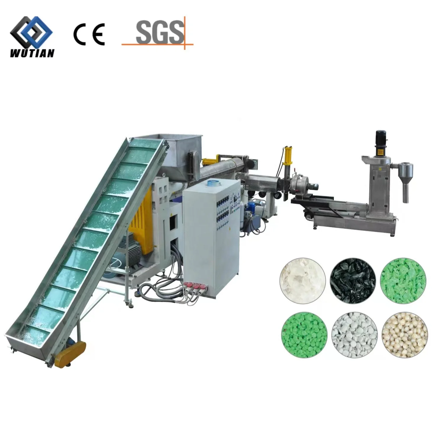 Automatic Plastic Washing Line PET Bottle Washing Line Plastic Film Hot Washing Line