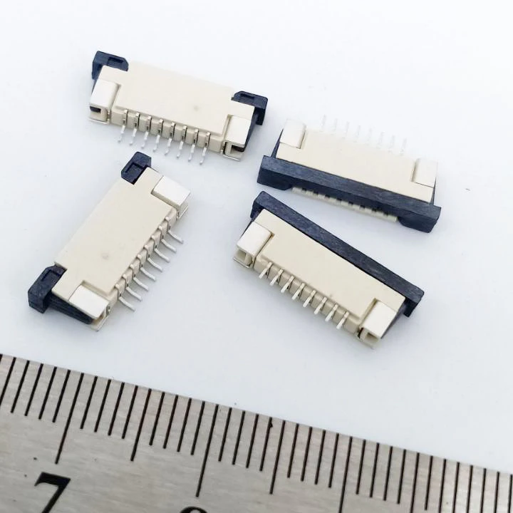 manufacturer FPC/FFC connector 1.0mm right angle top contact for samtec ZF1-08-01-T-WT-TR
