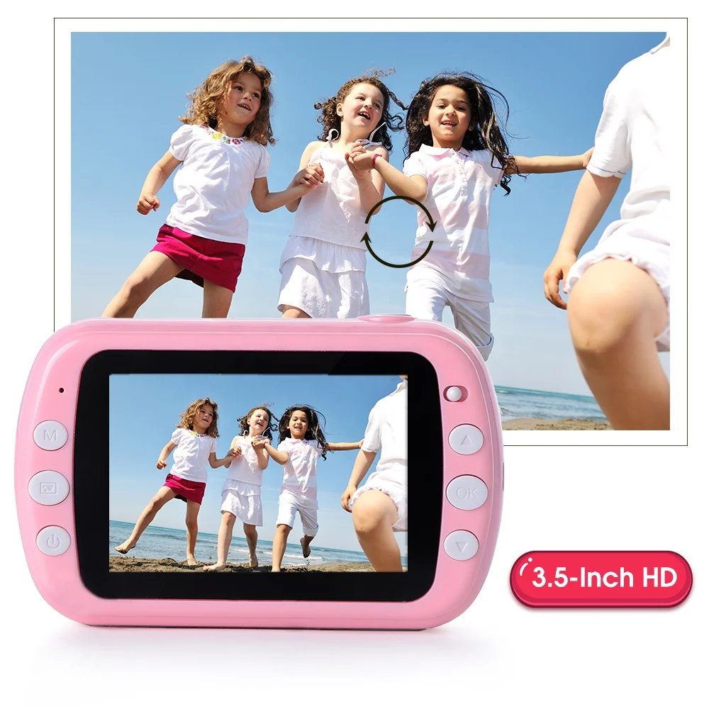 
HD Instant Thermal Print Paper Photo Children High Quality High Resolution 1080p Outdoor Indoor Small Digital Kids Camera Toy 