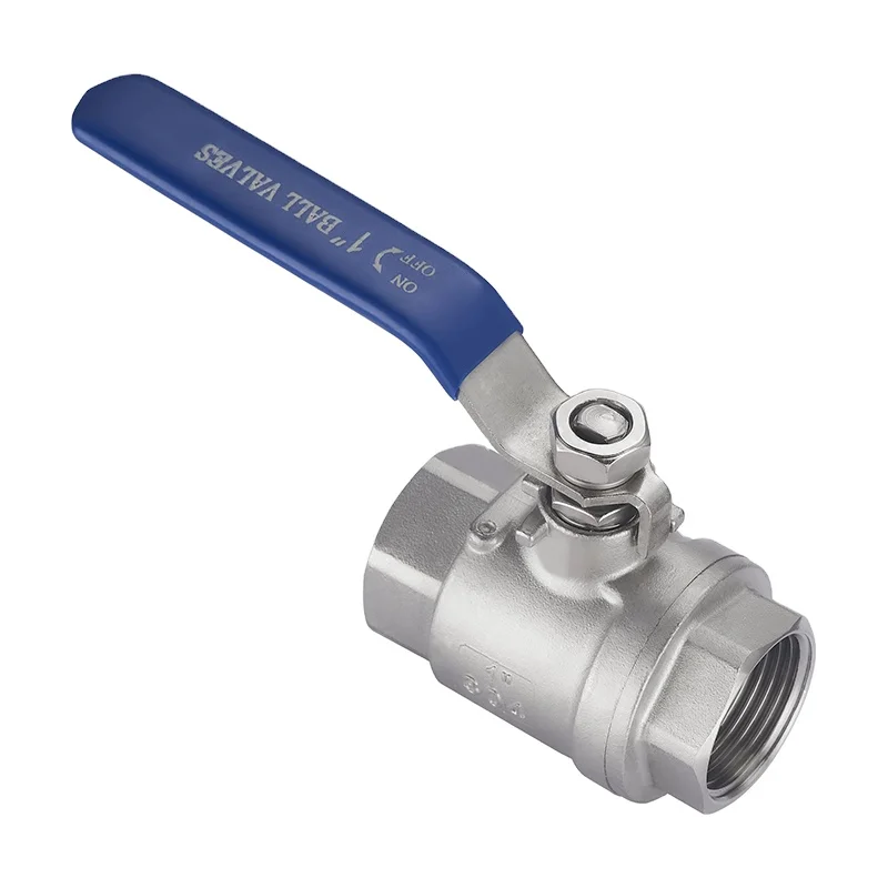 Two Pieces Gas Water Oil Cf8m 1000 Wog Stainless Steel 201 Control Stop Manual Screw Ball Valve