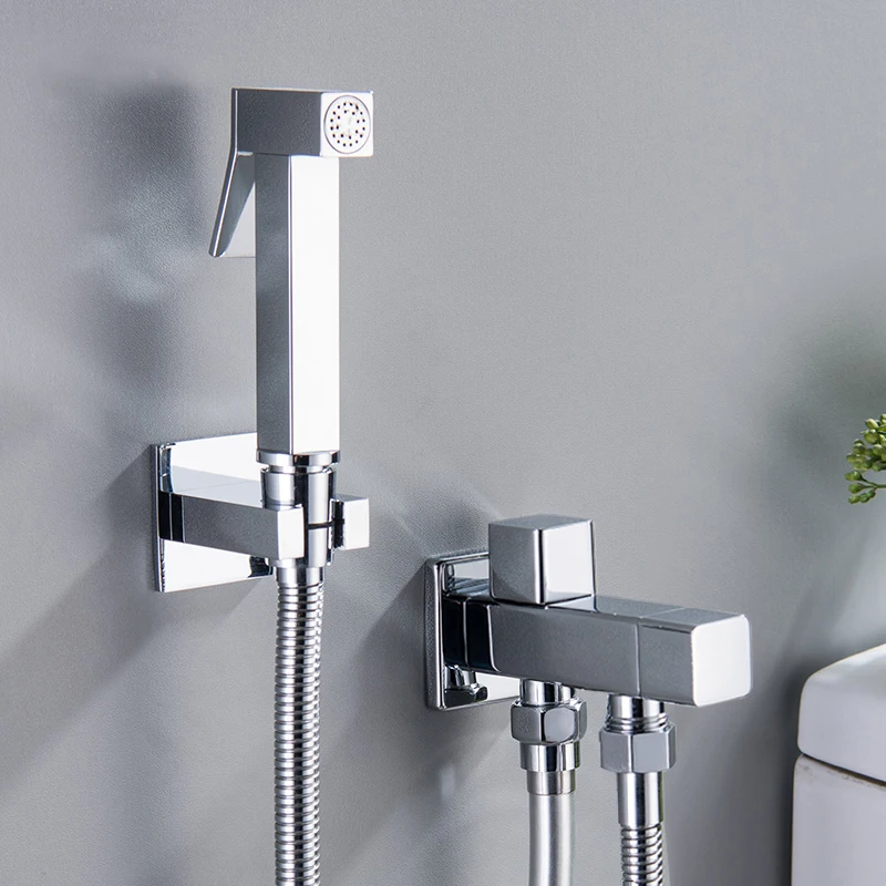 New Design Copper Toilet Cold Handheld Bidet Diaper Set Bathroom Shower Bidet Spray