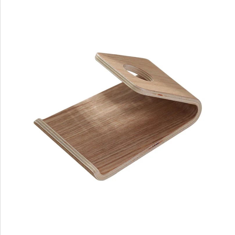 solid wooden Mobile phone base desktop lazy display rack