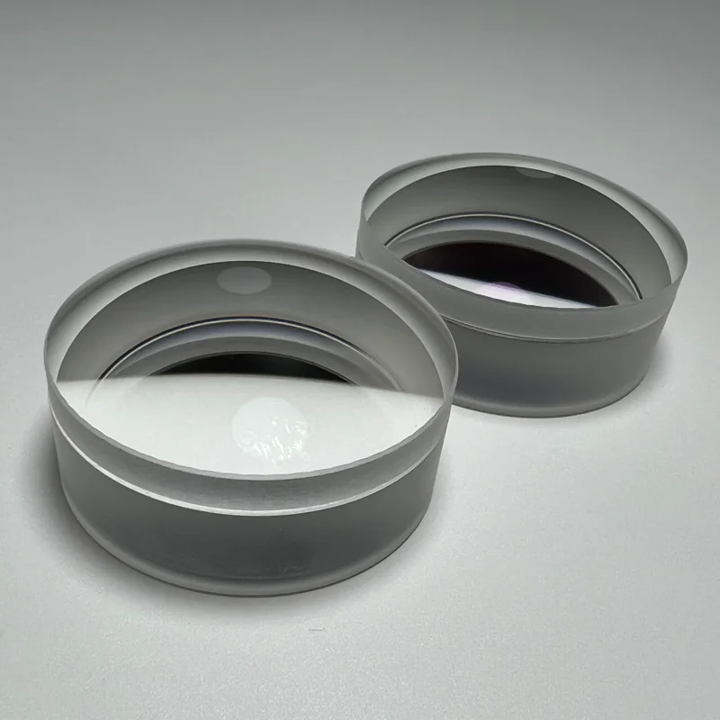 Индивидуальные объективные приклеенные ахроматические линзы оптические стеклянные с покрытием используются для объективов камеры