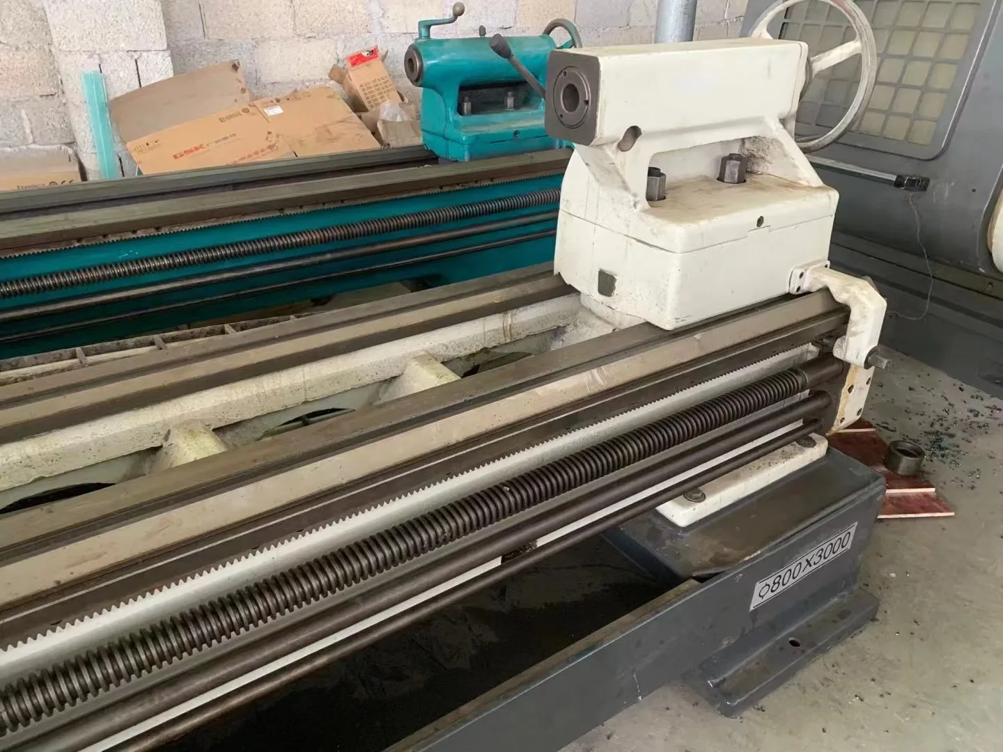 CW6280C/3000 gap bed used heavy duty lathe machine made by DMTG