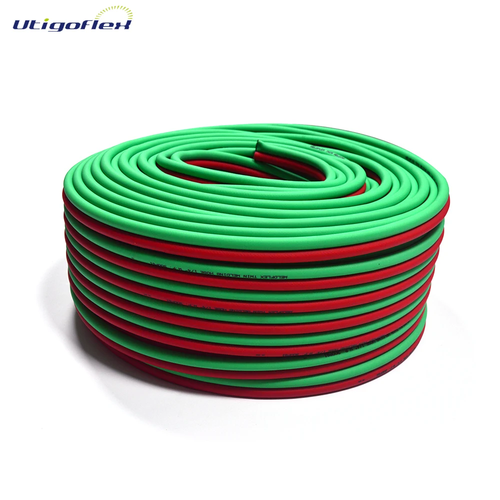 Customized Oxygen Acetylene Double Twin Welding Gas Rubber Hose PVC Welding Hose