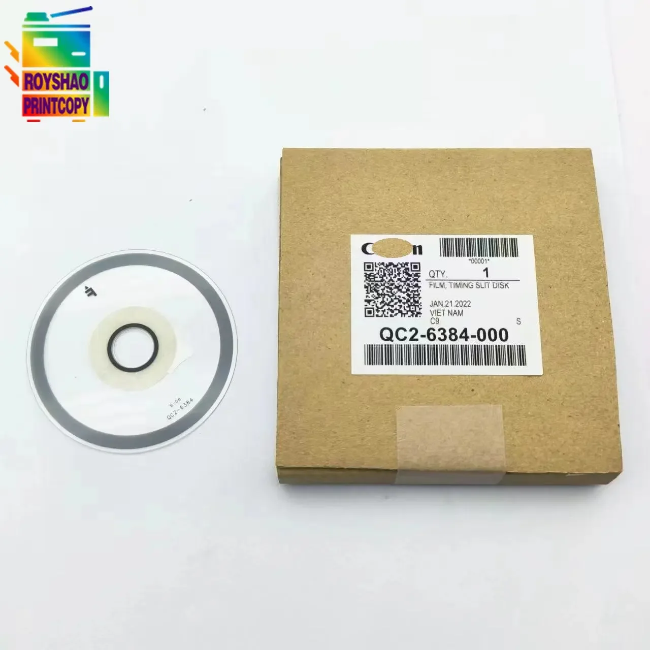 Original New QC2-6384 Encoder Disc for Canon PIXMA MG3070s G2800 G1800 G3800 G6030 G2400 G4800 Printer Parts