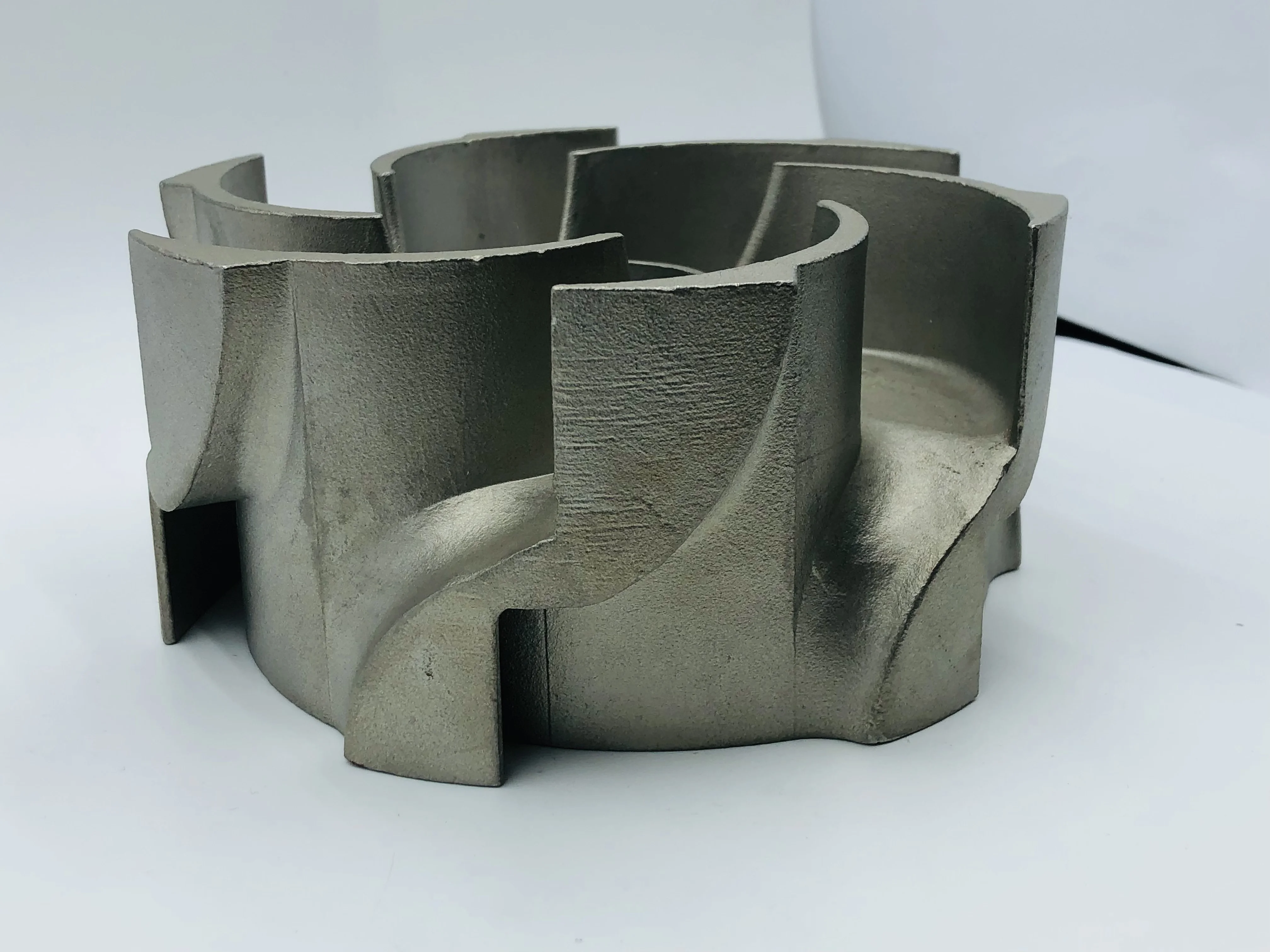 Customized Semi-Open Impeller Stainless Steel Casting Turbine Pump Water Pump Impellers Foundry