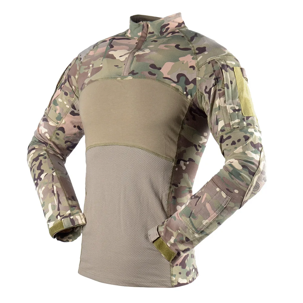 G3 Frog Suit Long sleeve Top Training Uniform Multicam Camouflage Sport Uniform for Outdoor Camping Survival Hiking EDC