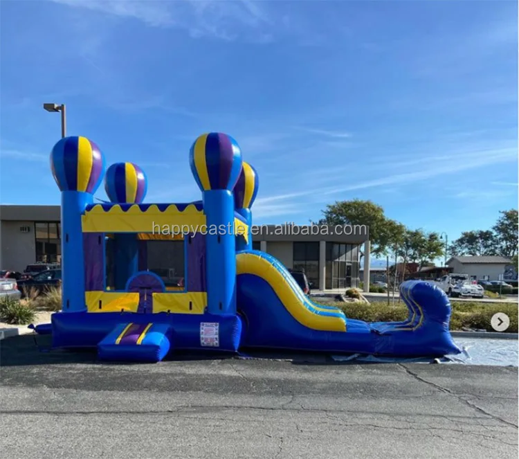 Party rental commercial grade bouncy castle bounce house slide combo for kids and adults