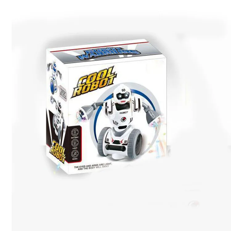 Battery operated Bump&go Versus music robot with music 2 colors mixed