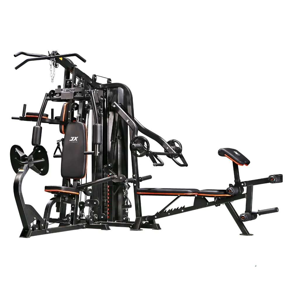 
China Manufacture Multi Station Home Gym 3 Station Machine, Factory Price Multifunctional Rack Fitness Station Gym Equipment 