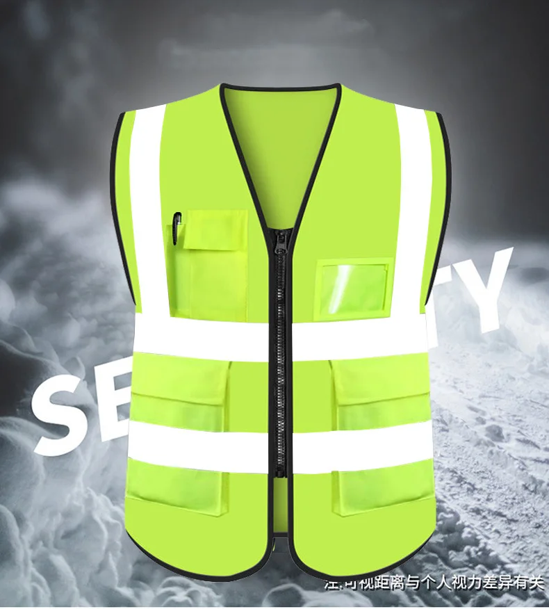 Cheap price factory wholesale good quality  police and civilian sales. Full-color black green orange reflective safety vest
