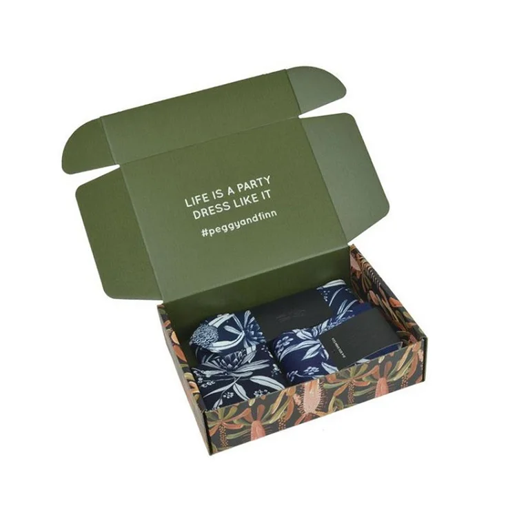 A5 E-Commerce Packaging Small Printed White Round Mail Mailer Paper Shipping Boxe With Logo For Christmas Gift Package Shipping