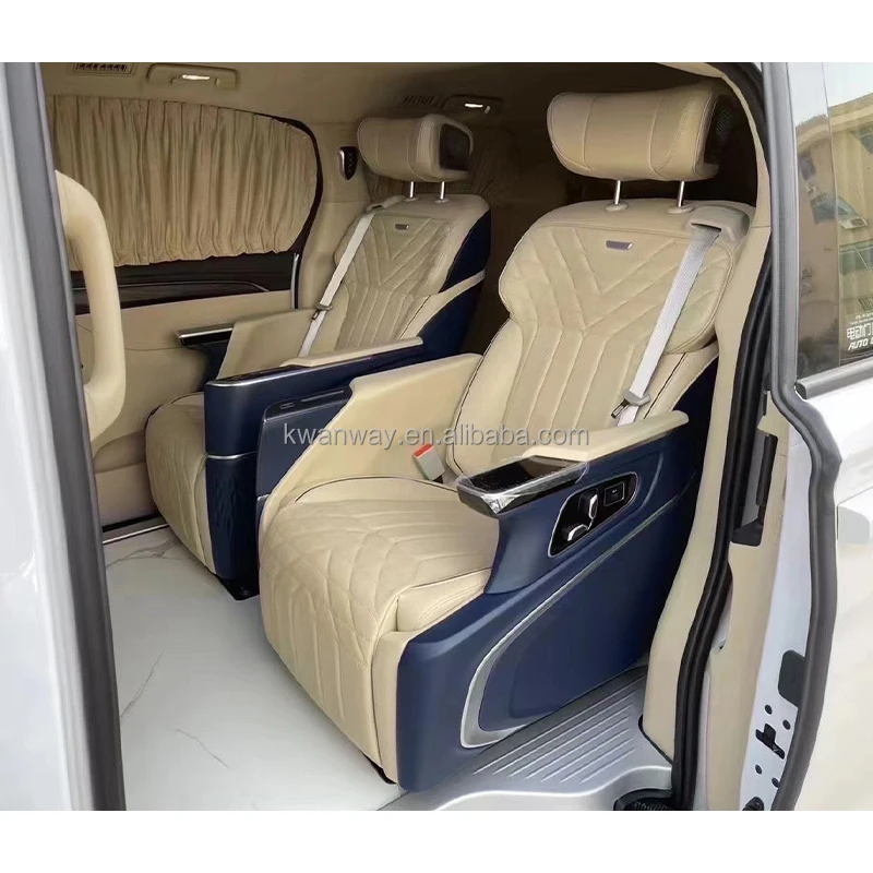 Kwanway Luxury Vip car seat Limousine Modified Car Reclining Captain Seat for Van For Toyota Sienna Volkswagen Maitwei