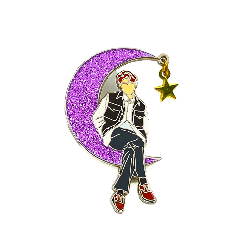 China Manufacture Promotional Custom Souvenir enamel lapel pins logo Hard Anime Badge Metal Lapel Pin Soft Enamel Pin