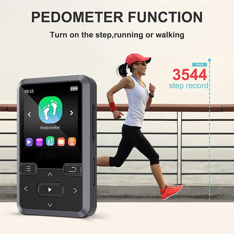 2022 new mini clip MP3 player BT 5.0 with copy file function