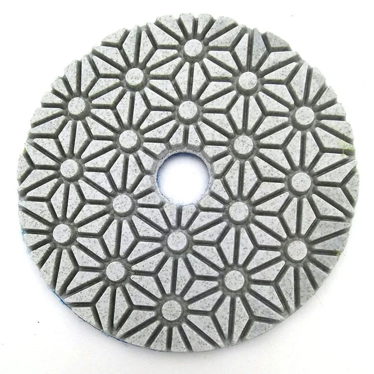 4 inch 3 Steps Diamond Polishing Pads Tools For Stone concrete tile