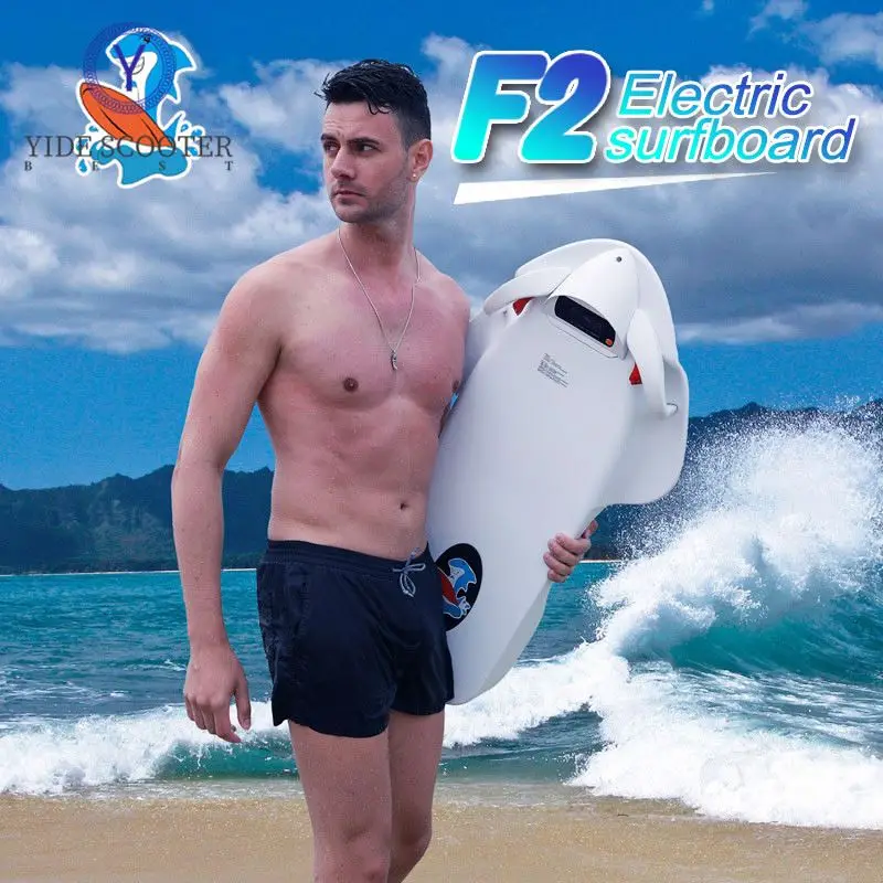 Factory Outlet Motor 3200w 15kmh Safety Design Automatic Water Electric Surfboard For Surfing Rescue