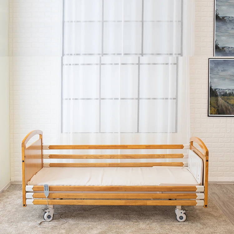 
multi function medical electric home nursing bed with folding table 