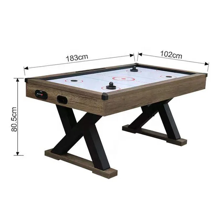 New Design K-legs Style 6ft Hockey Board Game Including 2 Strikers and 2 Pucks