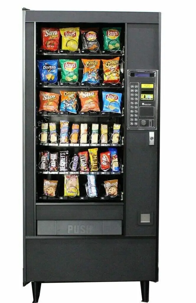 European 21.5inch popular small vending machine smart snacks and drinks combo/mini /beauty vending machine touch screen