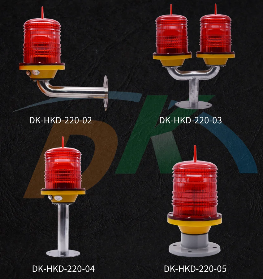 AC 220V LED Aviation Obstruction Warning Light Low Intensity Light