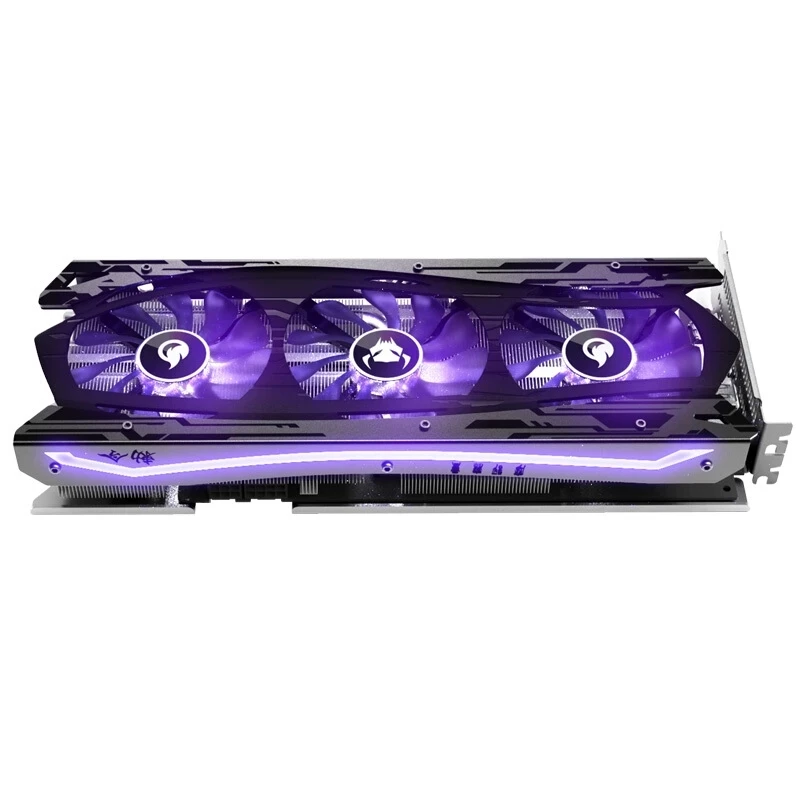Новая видеокарта Yeston Radeon RX 6700XT 12 Гб, шесть доменов для настольных ПК, графическая карта AMD RX6700 XT RDNA2 GPU, б/у